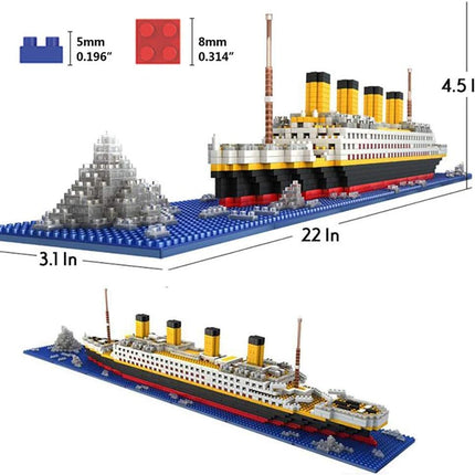 BIDIUTOY Titanic Ship building blocks Set