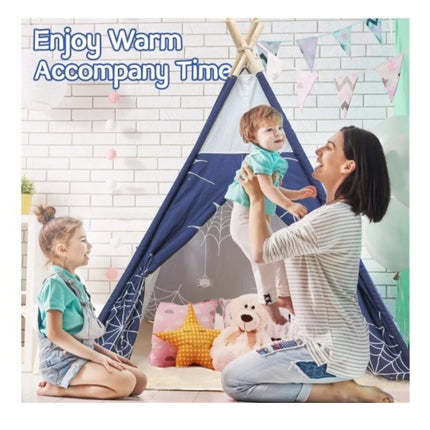JOMFIN Kids Teepee Tent, Spiderman Web Tent for Kids
