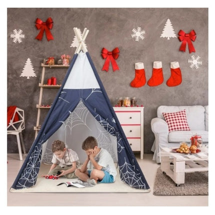 JOMFIN Kids Teepee Tent, Spiderman Web Tent for Kids