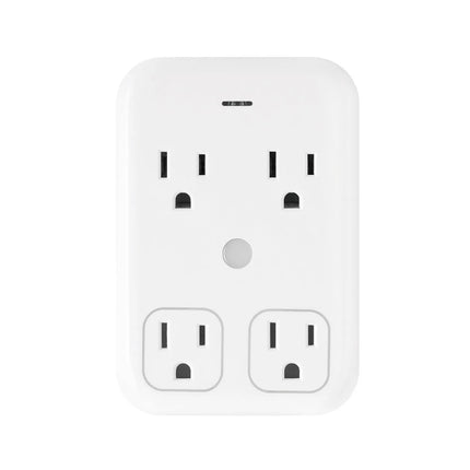 Smart Wi-Fi 4 Outlet Plug - 2 Independently Controlled