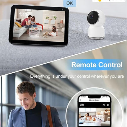 Molintell Security Camera Indoor Wireless WiFi 2K, Baby Monitor