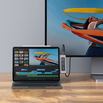 HYPER HyperDrive 6-in-1 USB Type-C Media Hub for iPad Pro, Air & Mini - (HD499)