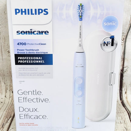 NEW Philips Sonicare ProtectiveClean 4700 Sonic Electric Toothbrush HX6481/12 BLUE