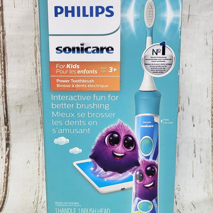 Philips Sonicare for Kids Bluetooth Connected Rechargeable Electric Toothbrush, HX6321/02