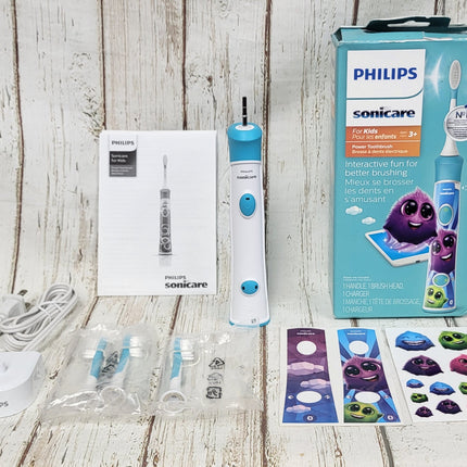 Philips Sonicare for Kids Bluetooth Connected Rechargeable Electric Toothbrush, HX6321/02