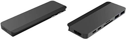 HyperDrive Duo 7-in-2 Hub - USB-C for MacBook Pro/Air - (HD28C-Gray)