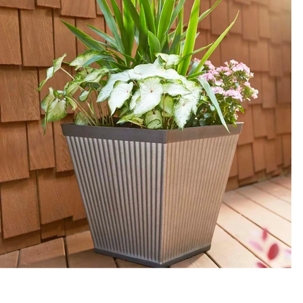 Allen + Roth 16" x 16" x 16" Planter