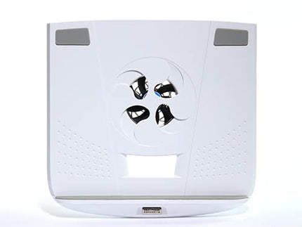 ZED-01W USB Cooling Laptop/Tablet Stand with Detachable 4 Port USB Hub & Silent Cooling Fan