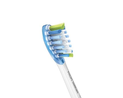 Philips Sonicare C3 2-in-1 Plaque Removal+Whitening Brush Heads, Genuine Replacement Toothbrush Heads, White, 2 Pack, HX9042/65