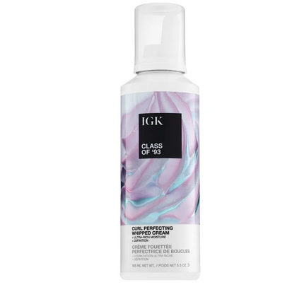 IGK Class of 93 Curl Perfecting Whipped Cream 165 ml / 5.5 oz