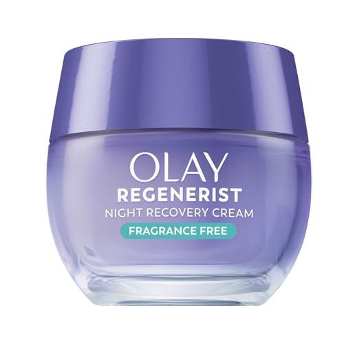 Olay Face Moisturizer, Anti-Aging Night Cream for Women Fragrance-Free 50 mL