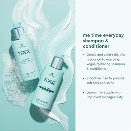 Alterna 251ml My Hair My Canvas Me Time Everyday Vegan Color-Safe Shampoo | Moisturizing & Enhances Hair Shine | Sulfate & Paraben Free