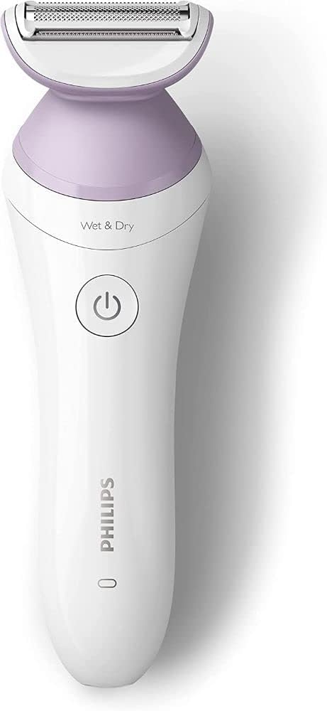 (New Open) Philips Female Grooming Lady Shaver Series 6000, 4 accessories, BRL136/00
