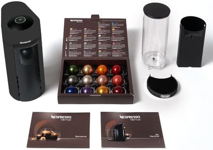 Nespresso Vertuo Plus Single Serve Coffee and Espresso Machine by De'Longhi, Black Matte