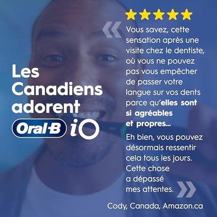 Oral-B iO6 Electric Toothbrush, for a Deep Clean and Whiter Teeth, Opal Grey, iO Series 6