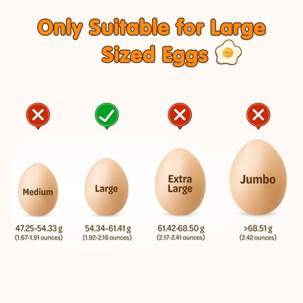 Automatic Rolling Down Egg Storage for Fridge, Egg Holder Organizer, Space Saving Container, Dispenser for Refrigerator, Kitchen- Only for "LARGE" Sized Eggs