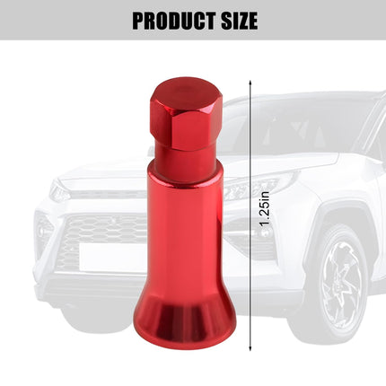 TSUGAMI 8PCS TR414AC Valve Stem Caps Kit, Aluminum Alloy Tire Air Valve Stem Sleeve and Cap Cover, Leak & Dust Proof Vehicle Wheel Trim Decor Accessories, Universal for SUV, Truck, RV