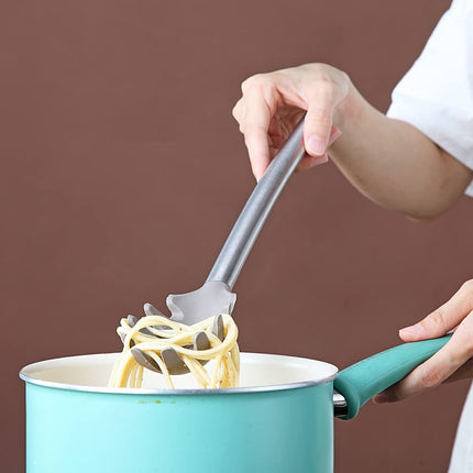 Berglander Non-Stick Silicone Spaghetti Spoon Pasta Server, Dishwasher Safe, Easy to Clean 1PC