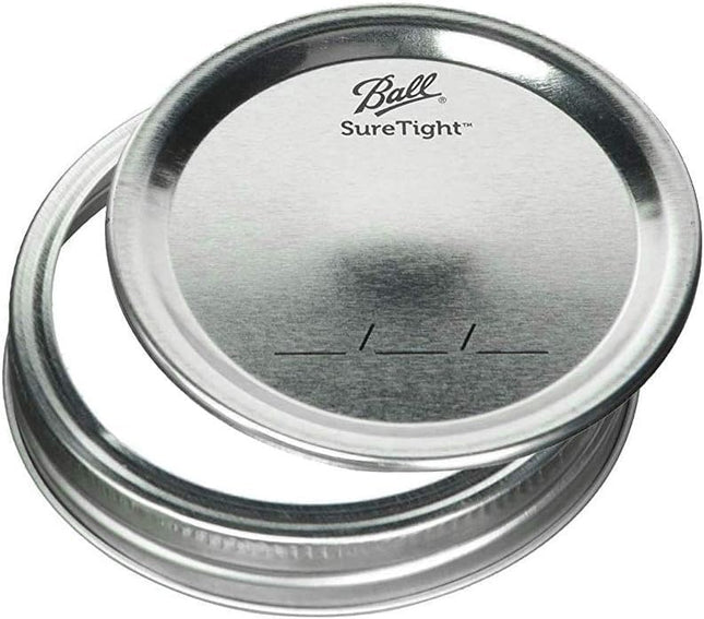 2-PACK Ball Wide Mouth Pint Mason Jars with Lids & Bands | 16-oz