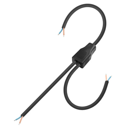 SINLOON 2 Wire Y Splitter Cable for Indoor/Outdoor LED Strip Lights - 17AWG Pre-tinned Extension Connector, 50cm/19.6inch (1 to 2 Pigtail)