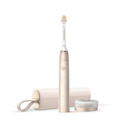 Philips Sonicare DiamondClean Prestige 9900, Rechargeable Electric Toothbrush with SenseIQ, Champagne, HX9990/11
