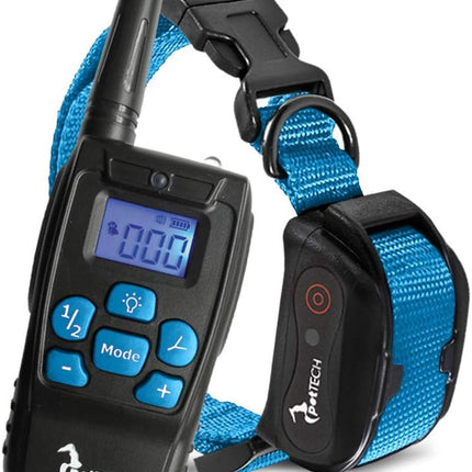 PetTech PT0Z1 Premium Dog Training Shock Collar Fully Waterproof 1200ft Range