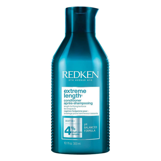 Redken 300ML Extreme Length Conditioner | Infused With Biotin and Castor Oil | Promotes Healthy Hair | Fortifies, Strengthens & Conditions Hair