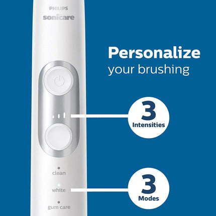 Philips Sonicare Protectiveclean 6100 Rechargeable Electric Toothbrush, Whitening, Pink, HX6876/21