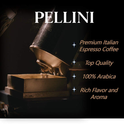 Pellini 10 Capsules Luxury Espresso Coffee Capsules | 100% Arabica | Single Serve (SUPREMO-MILD (SILVER)