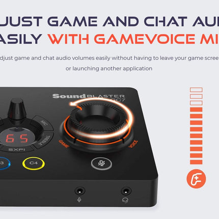 Creative - Sound Blaster GC7 Next Gen Gaming USB Soundcard