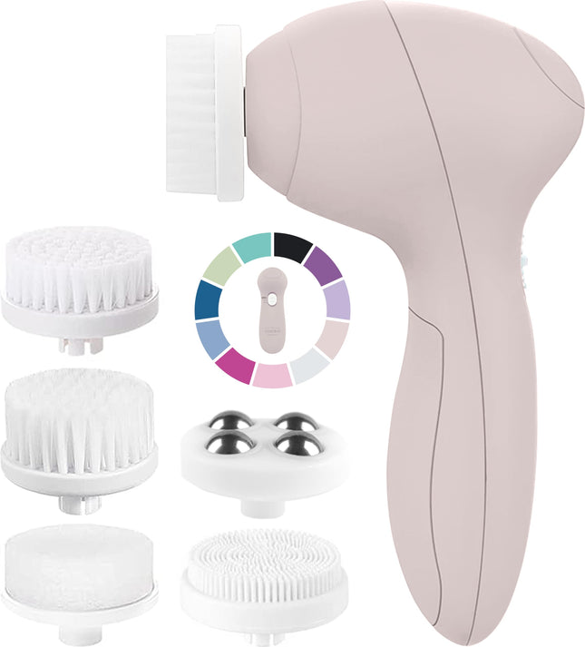 VISOFO Electric Exfoliating Facial Cleansing Brush Skin Care Cleanser, Agate