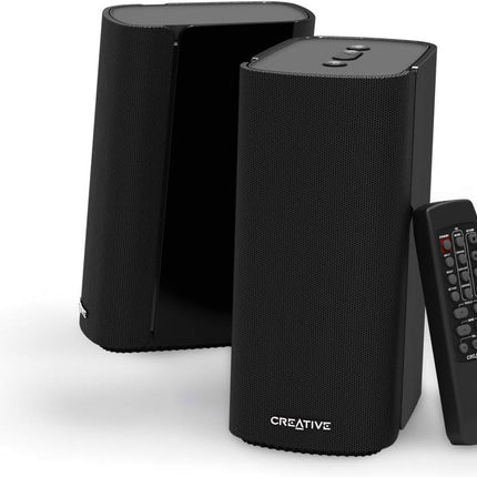 Creative T100-2.0 Compact Hi-Fi Desktop Bluetooth Speakers