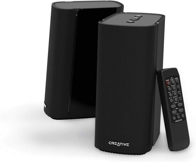 Creative T100-2.0 Compact Hi-Fi Desktop Bluetooth Speakers