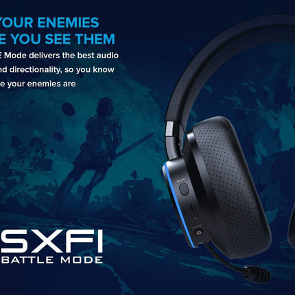 Creative SXFI AIR Gamer USB-C Gaming Headset with Bluetooth 4.2