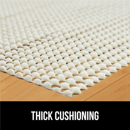 Kenton Grey Non Slip Rug Pads - Rug Mats Gripper for Under Hardwood Floors Protector Mat