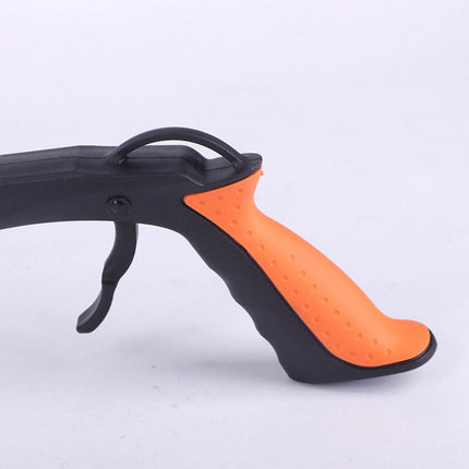 1 Pack Grabber Reacher Tool, 32 Inch Extra Long Foldable Pick Up Stick with Strong Grip Magnetic, Lightweight Trash Picker Claw Reacher Grabber Tool Elderly Reaching,Orange