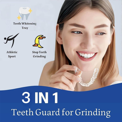 MIRORA 4PCS Adult Anti Grinding Mouth Guard for Grinding Teeth at Night