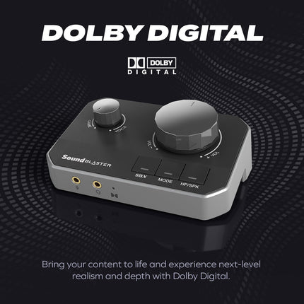 Creative Sound Blaster G8 – Hi-Res Gaming USB DAC with Dual USB Audio Mixing and Fully Customizable Acoustic Engine and 10-Band Equalizer