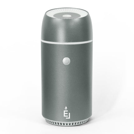 Earnest Living Essential Oil Diffusers Aluminium Car Air Fresheners Humidifier for Essential Oils Car Aromatherapy Diffuser 100ml Car Diffuser Timers Night Light Auto Off USB Portable Silver Gift