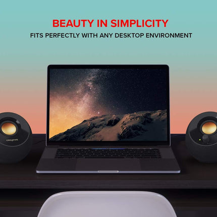 Creative Pebble Plus 2.1 USB-Powered Desktop Speakers with Powerful Down-Firing Subwoofer