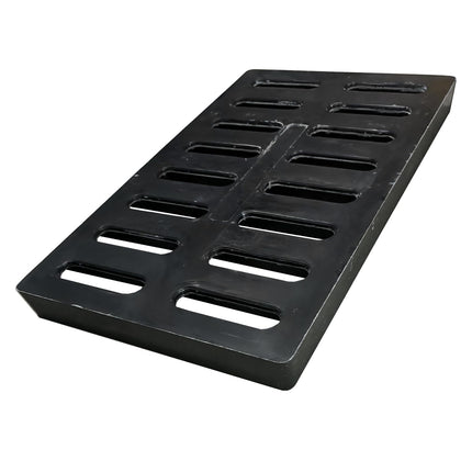 Natotela Fiberglass Cacth Basin Grate-20x12in Square Outdoor Drain Grate for Concrete Cacth Basin,Durable Flat Drainage Grate for Downspout Sewer Lawn Yard Lawn Patio Inlet(19.7x11.8in)