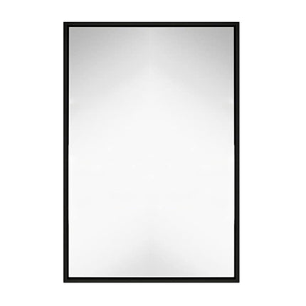 Hamilton Hills 24x36" Modern Black Frame Wall Mirror Contemporary