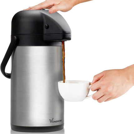 Vondior 64 Oz Airpot Coffee Dispenser with Pump, Insulated Thermal Coffee Carafe