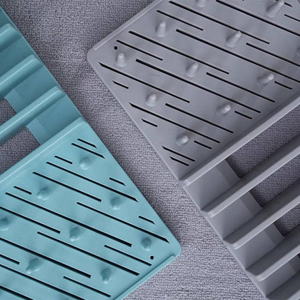 Multifunctional Kitchen Dish Drainer Rack, Absorbent Drain Pad, Heat Insulation, Detachable and Foldable Cloth for Home Use