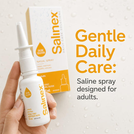 Salinex Adults Congested & Itchy Noses Daily Nasal Care for Allergy & Cold Relief, 30 mL