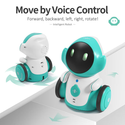 GILOBABY Interactive Robot for Kids Ages 3-8 – Rechargeable with Voice Control & Playback Mode – Educational Toy that Sings, Dances and Touch Control (Green)