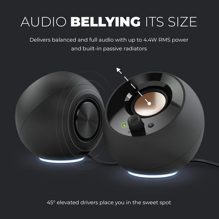 Creative Pebble SE Minimalist 2.0 USB-C Powered PC Speakers