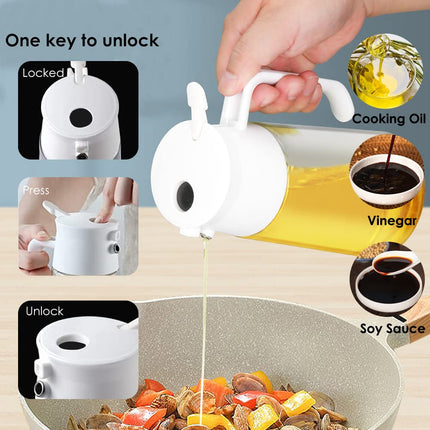 TINMIX 2-in-1 Glass Oil Sprayer and Dispenser for Cooking, 500ml