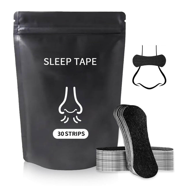 MIRORA 30PCS Anti Snore Nasal Strips Comfortable and Fast-Acting Strips for Snoring Relief & Athletic Performance