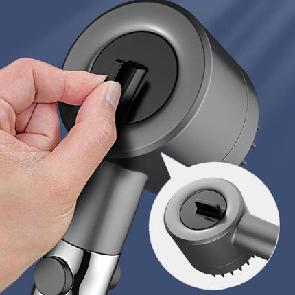 Ion Drops Shower Head, Iondrops Filtered, Turbo Showerhead, Shower Head with Filter - Pressure Boosting Showerhead, Filtered Shower Head with Handheld